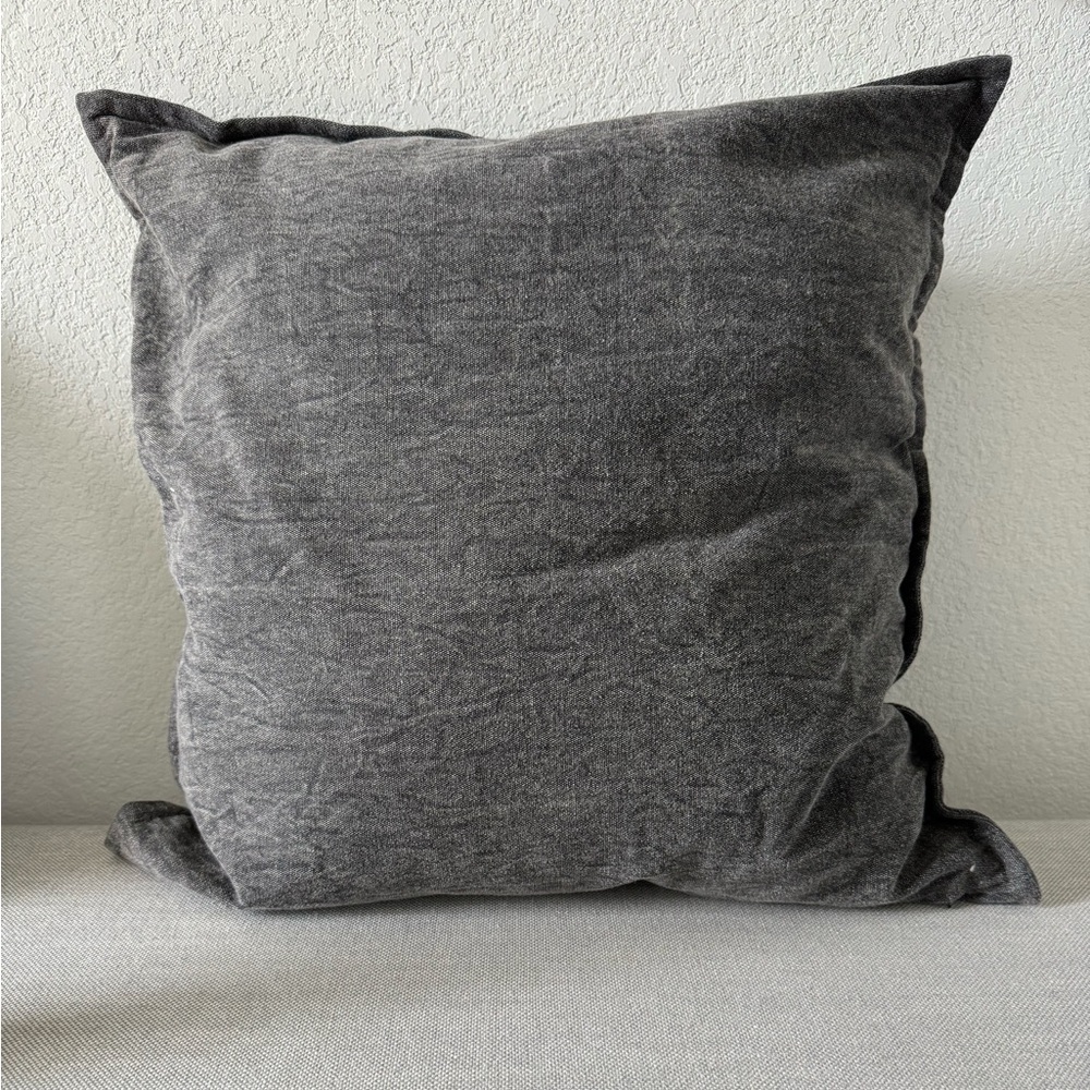 CB2 Eclipse Charcoal Pillow Cover (Pillow NOT included)